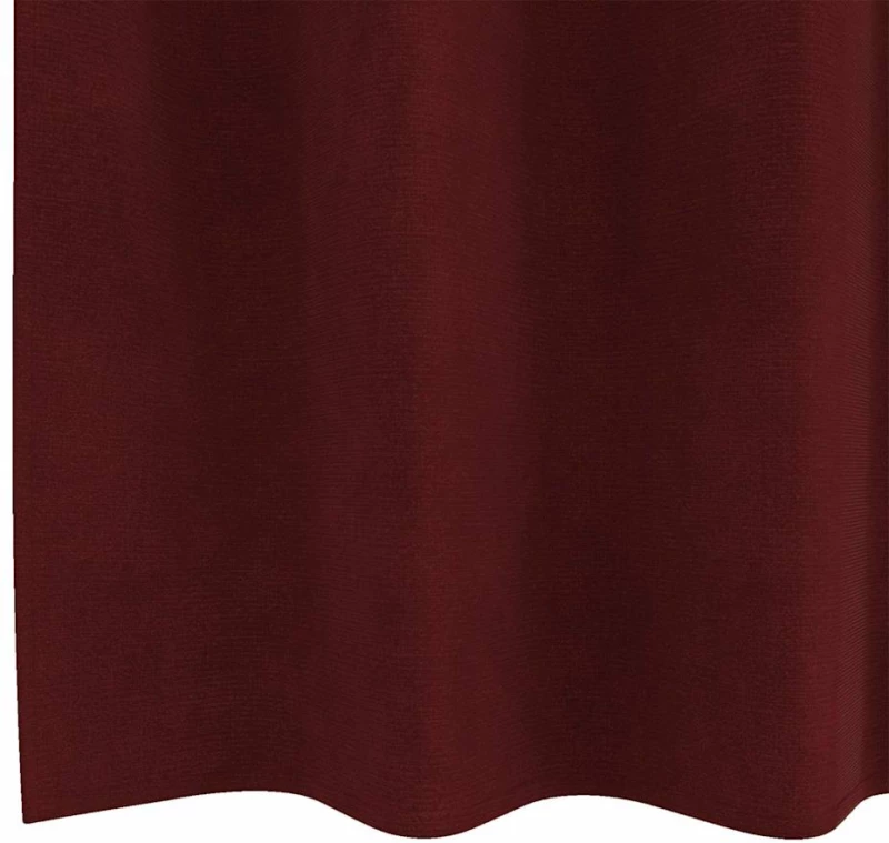 vidaXL Κουρτίνες με κουρτίνες 2 pcs Μπορντό 140 x 225 cm Βελούδο