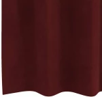 vidaXL Κουρτίνες με κουρτίνες 2 pcs Μπορντό 140 x 225 cm Βελούδο