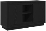 vidaXL Μπουφές Μαύρη δρυς 102 x 35 x 60 εκ. Επεξεργασμένο ξύλο
