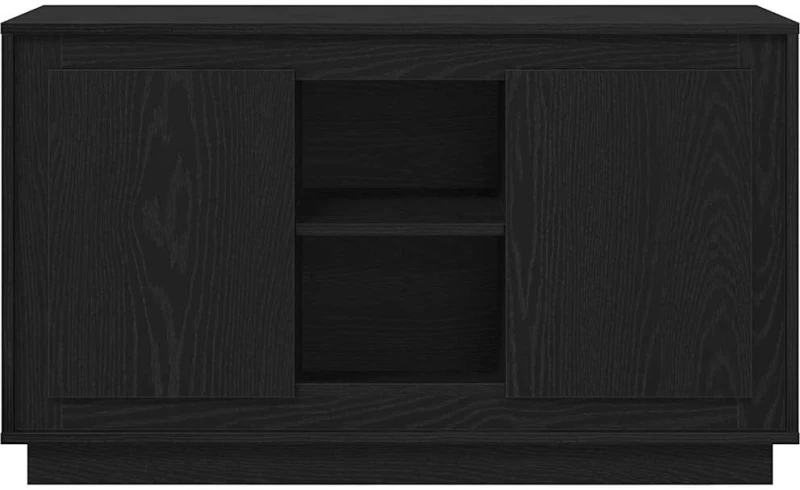 vidaXL Μπουφές Μαύρη δρυς 102 x 35 x 60 εκ. Επεξεργασμένο ξύλο