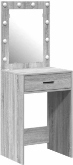 vidaXL Κομοδίνο Γκρίζο Σονομα 50 x 41 x 135 εκ Επεξεργασμένο ξύλο