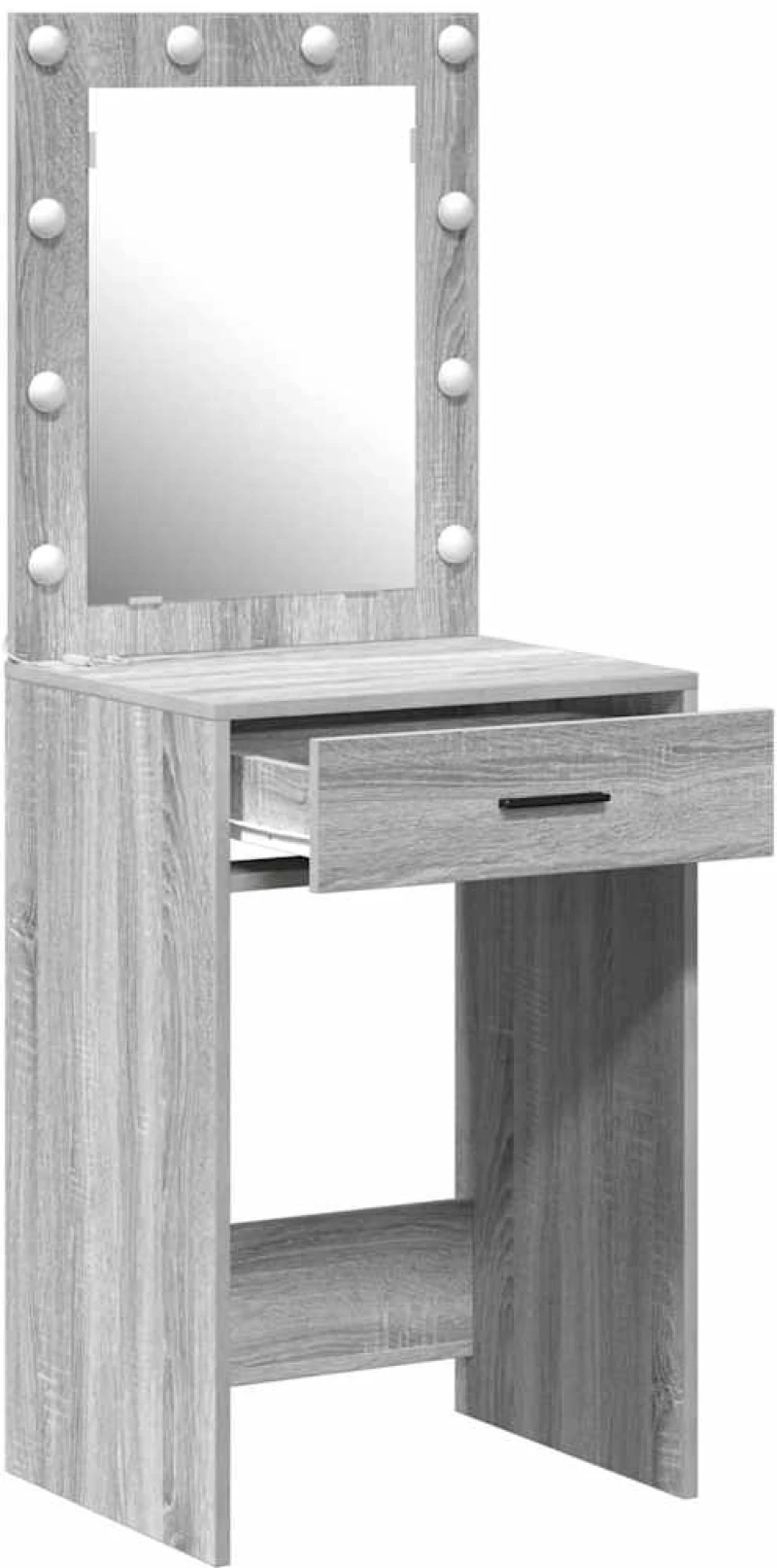 vidaXL Κομοδίνο Γκρίζο Σονομα 50 x 41 x 135 εκ Επεξεργασμένο ξύλο
