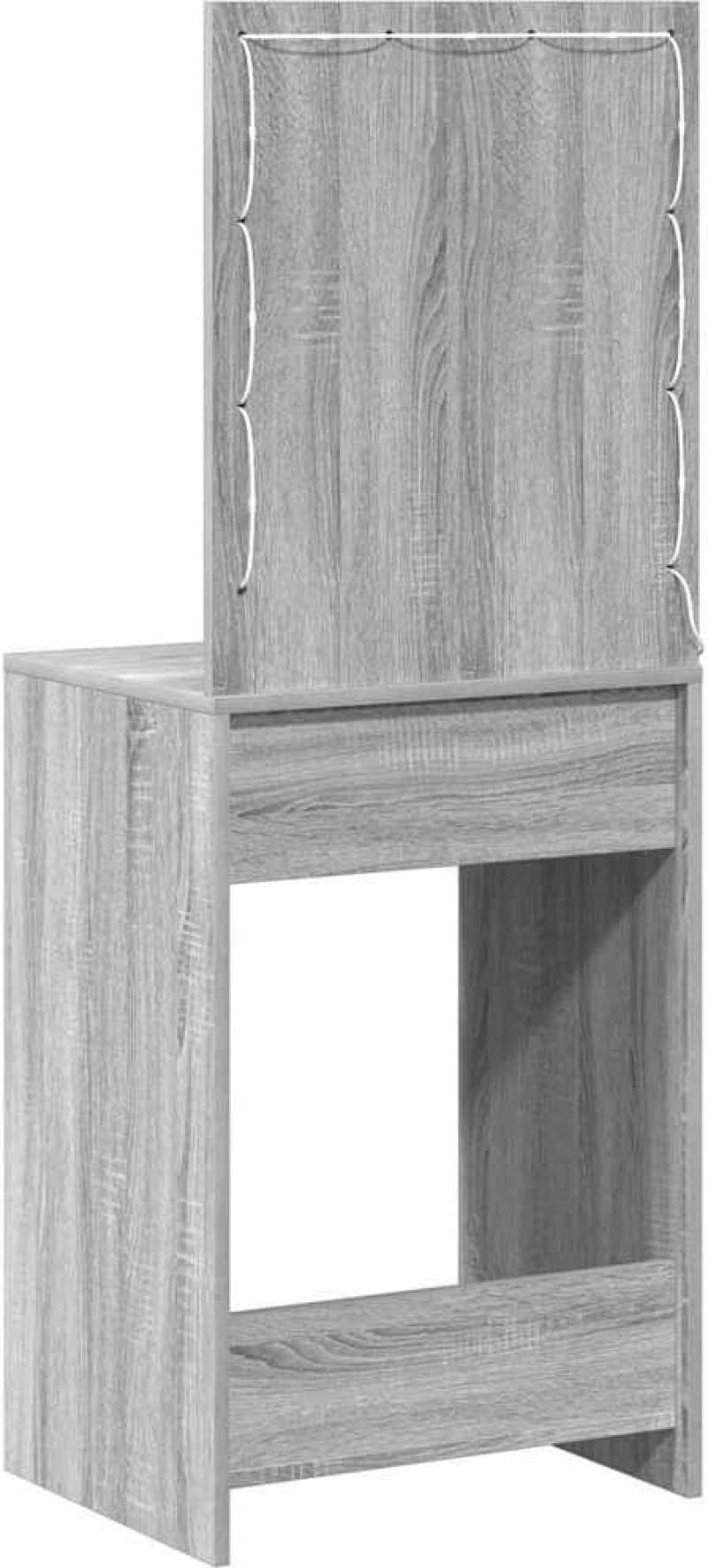 vidaXL Κομοδίνο Γκρίζο Σονομα 50 x 41 x 135 εκ Επεξεργασμένο ξύλο