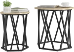 vidaXL Τραπεζάκι σαλονιού 2 pcs Sonoma Δρυς 50 x 50 x 50 cm