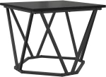 vidaXL Τραπεζάκι σαλονιού 3 pcs Μαύρη δρυς 50 x 50 x 40 cm