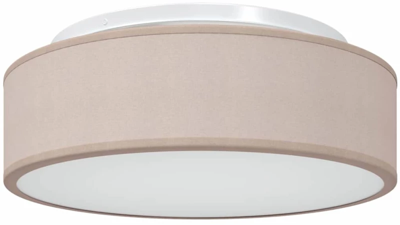vidaXL Λάμπα Οροφής Taupe 38 x 13.5 εκ. ύφασμα
