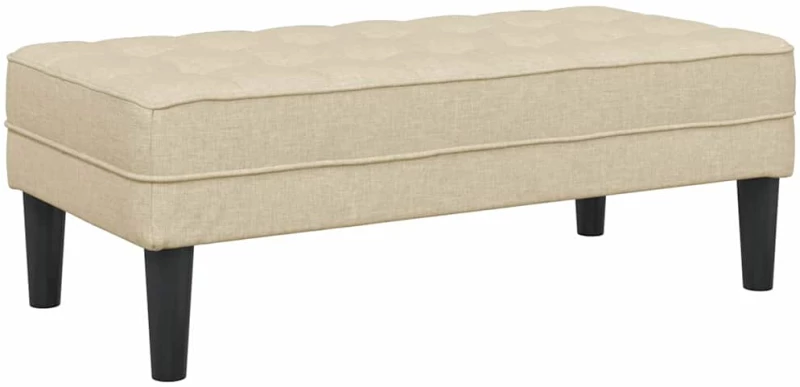 vidaXL Σετ Καναπέ 2 pcs Κρεμ 173 x 131 x 67 εκ ύφασμα