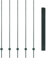 vidaXL Φράχτης με Στήλες. Πράσινο 1.6 x 10 m Ατσάλι