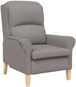 vidaXL Πολυθρόνα Taupe 76 x 94 x 102 εκ. ύφασμα