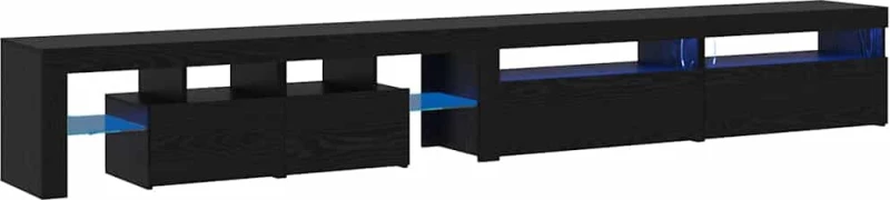 vidaXL Ντουλάπες Τηλεόρασης 3 pcs Μαύρη δρυς 290 x 36.5 x 40 εκ