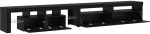 vidaXL Ντουλάπες Τηλεόρασης 3 pcs Μαύρη δρυς 290 x 36.5 x 40 εκ