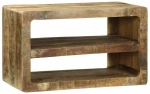 vidaXL Έπιπλο Τηλεόρασης Καφέ 60 x 32 x 36 εκ. Μασίφ ξύλο μάνγκο
