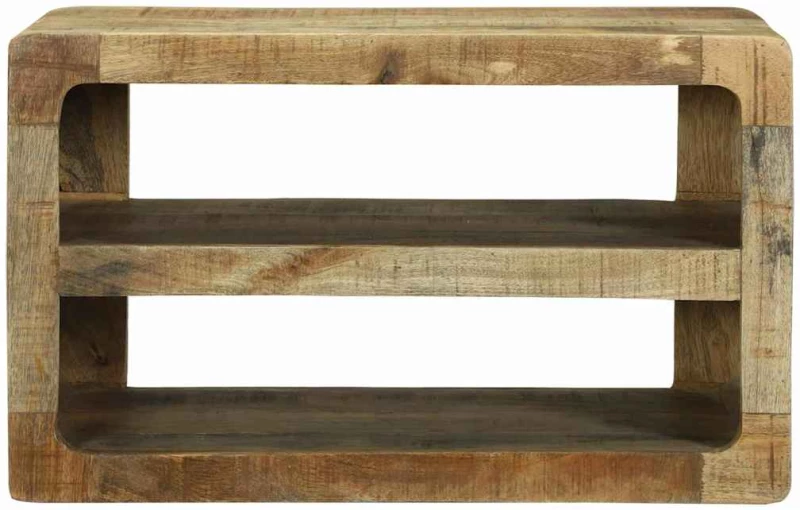 vidaXL Έπιπλο Τηλεόρασης Καφέ 60 x 32 x 36 εκ. Μασίφ ξύλο μάνγκο