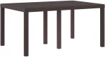 vidaXL Σέτ φαγητού για κήπο 5 pcs Καφέ Rattan Polt