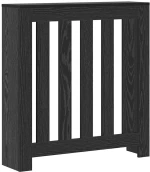 vidaXL Καπάκι Καλοριφέρ Μαύρη Οξυά 78 x 20 x 82 cm