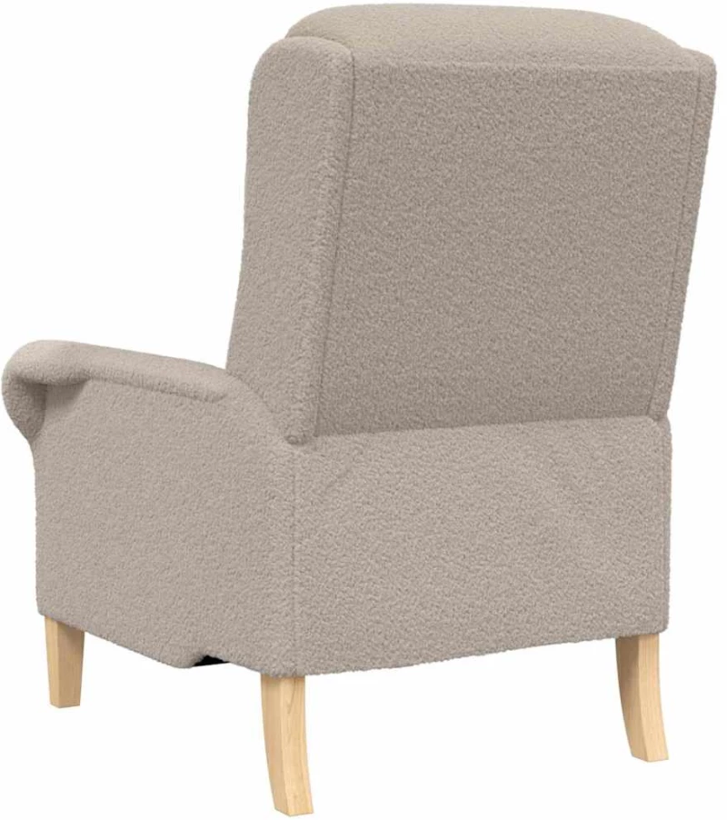 vidaXL Πολυθρόνα Ανοιχτό γκρι 76 x 94 x 102 εκ. ύφασμα