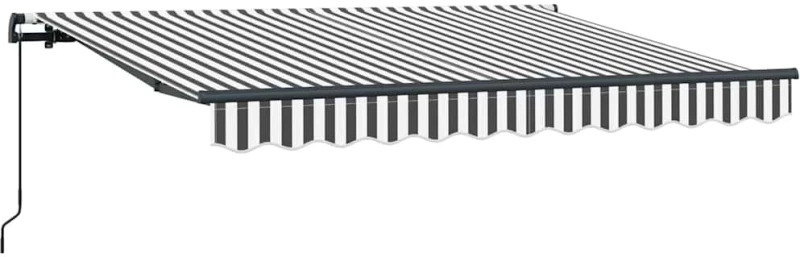 vidaXL Σκηνίτσα Αναδιπλούμενη Γκρι και Λευκό 350 x 200 cm
