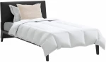 vidaXL Σετ Παπλωμάτων με μαξιλάρι 2 pcs Λευκό 155 x 220 cm Πούπουλο