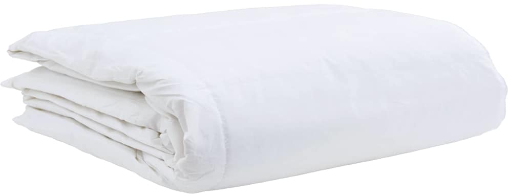 vidaXL Σετ Παπλωμάτων με μαξιλάρι 2 pcs Λευκό 155 x 220 cm Πούπουλο