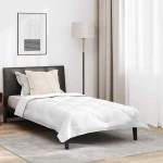 vidaXL Πάπλωμα 2 pcs Λευκό 135 x 200 cm Μικροΐνες