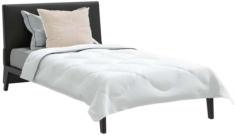 vidaXL Πάπλωμα με μαξιλάρι 2 pcs Λευκό 135 x 220 εκ. Μικροΐνες