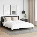 vidaXL Πάπλωμα Άλλο με μαξιλάρι 3 pcs Λευκό 200 x 220 cm Πούπουλο
