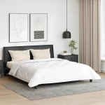 vidaXL Πάπλωμα με μαξιλάρι 3 pcs Λευκό 240 x 200 cm Μικροΐνες