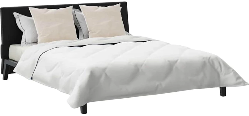 vidaXL Χειμερινό Παπλωματοθήκη 3 pcs Λευκό 200 x 220 cm Μικροΐνες