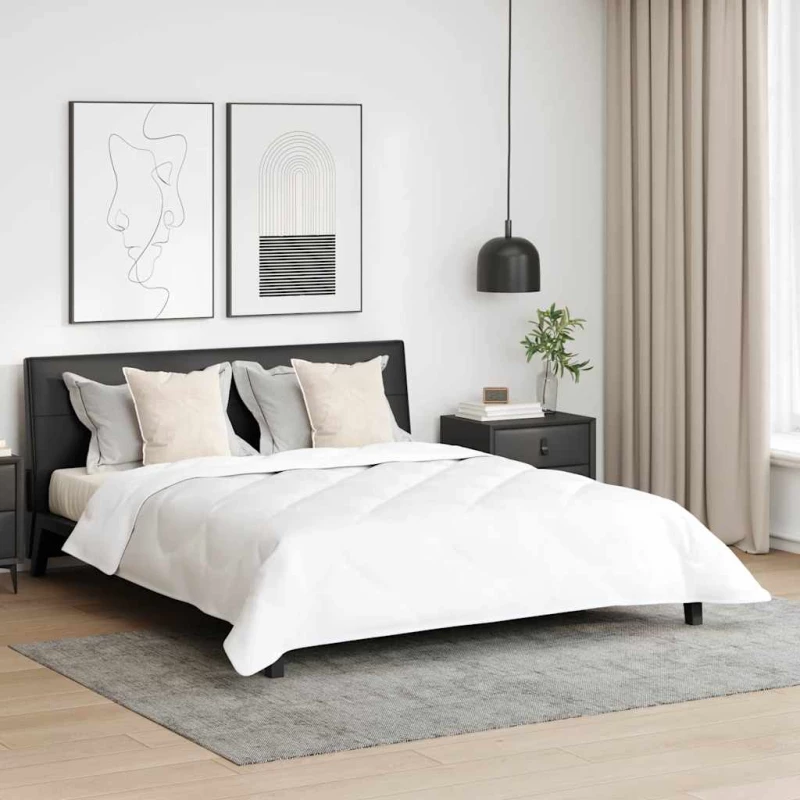 vidaXL Χειμερινό Παπλωματοθήκη 3 pcs Λευκό 200 x 200 cm Μικροΐνες