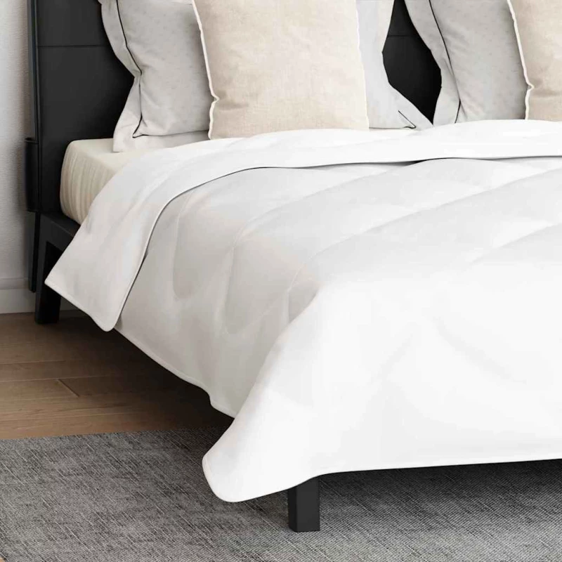 vidaXL Χειμερινό Παπλωματοθήκη 3 pcs Λευκό 200 x 200 cm Μικροΐνες