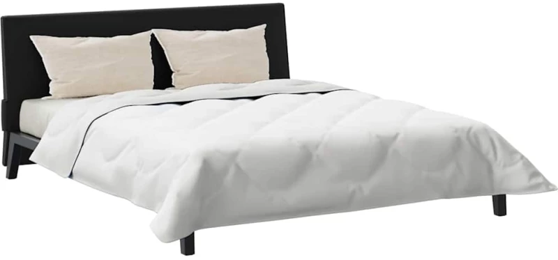 vidaXL Πάπλωμα Άλλο με μαξιλάρι 3 pcs Λευκό 240 x 200 cm Μικροΐνες