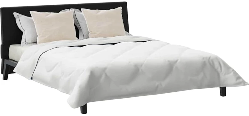 vidaXL Πάπλωμα Άλλο με μαξιλάρι 3 pcs Λευκό 200 x 220 cm Μικροΐνες