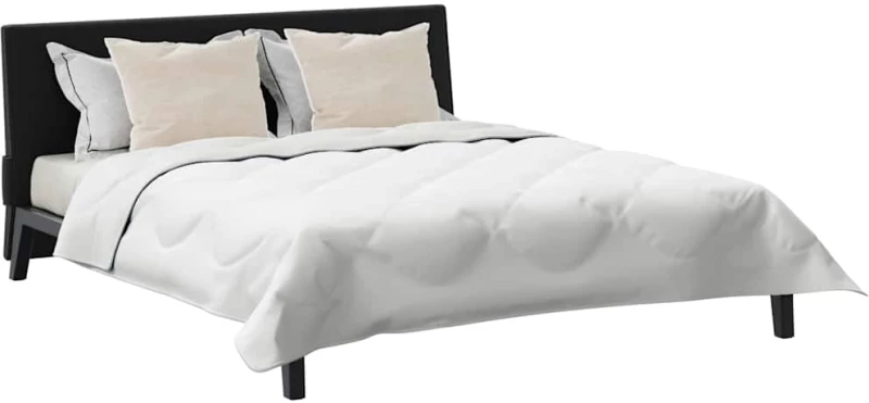 vidaXL Πάπλωμα Άλλο με μαξιλάρι 3 pcs Λευκό 240 x 220 cm Μικροΐνες