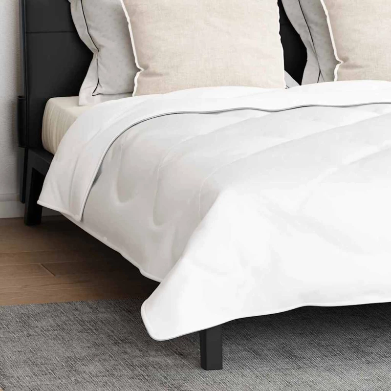 vidaXL Πάπλωμα Άλλο με μαξιλάρι 3 pcs Λευκό 240 x 220 cm Μικροΐνες