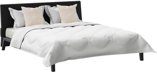 vidaXL Πάπλωμα με Μαξιλάρια Άλλο 3 pcs Λευκό 240 x 260 εκ. Μικροΐνες