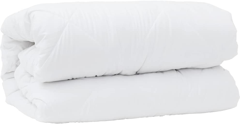 vidaXL Πάπλωμα με Μαξιλάρια Άλλο 3 pcs Λευκό 240 x 260 εκ. Μικροΐνες