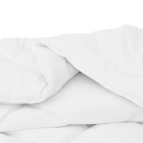 vidaXL Πάπλωμα με Μαξιλάρια Άλλο 3 pcs Λευκό 240 x 260 εκ. Μικροΐνες