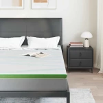 vidaXL Στρώματα Λευκό και Πράσινο 160 x 200 cm