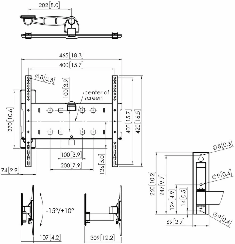 Βάση Τηλεόρασης Vogel's 7330300