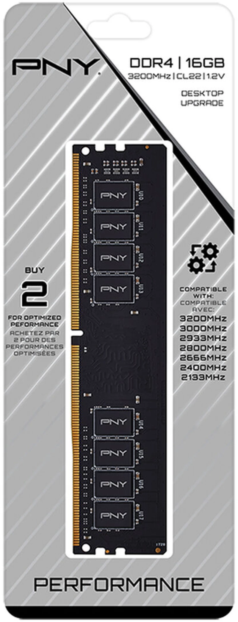 Μνήμη RAM PNY MD16GSD43200-TB 16 GB DDR4 3200 MHz CL22