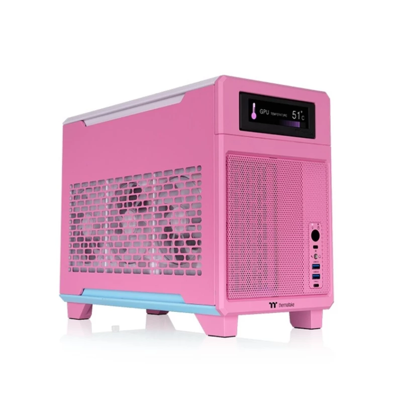 Κουτί Μέσος Πύργος ATX THERMALTAKE CA-11A-00SANN-00 Ροζ