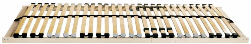 vidaXL Βάση κρεβατιού με λάμες Καφέ 80 x 190 cm Στερεό Ξύλο Μηλιάς
