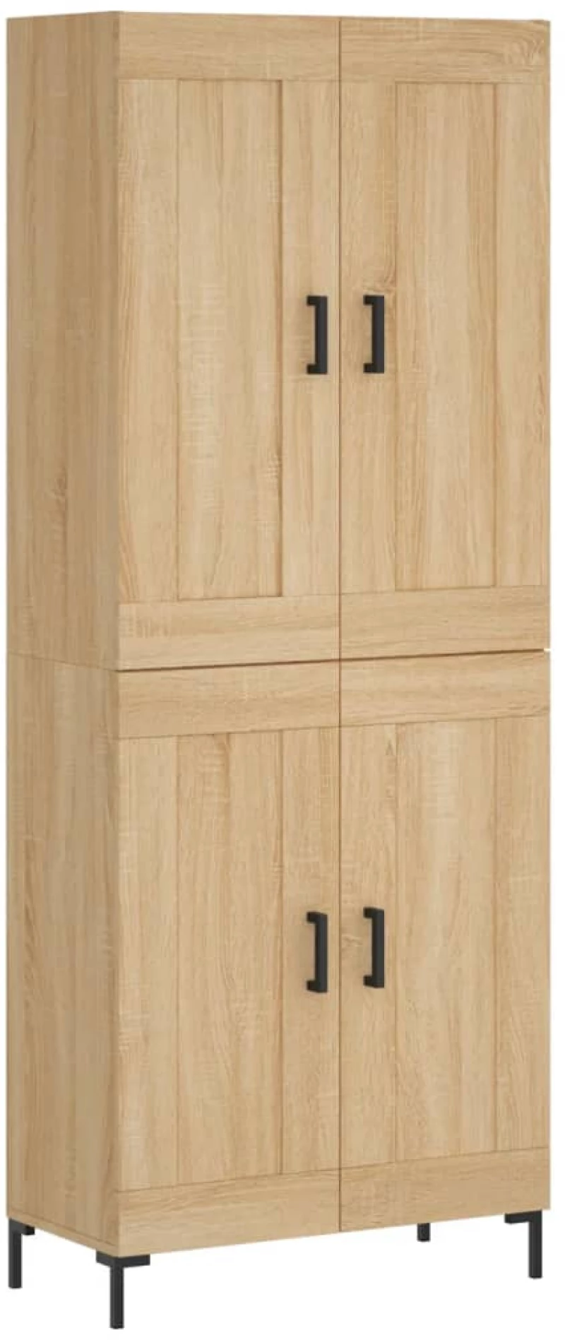 vidaXL Ντουλάπι Sonoma δρυς 69,5 x 34 x 180 εκ. από Επεξεργασμένο Ξύλο