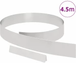 vidaXL Φράχτης Κήπου Ασημί 450 x 10 εκ Ανοξείδωτο ατσάλι