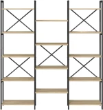 vidaXL Ράφι Βιβλίων Sonoma Δρυς 156 x 25 x 167.5 εκ Επεξεργασμένο ξύλο