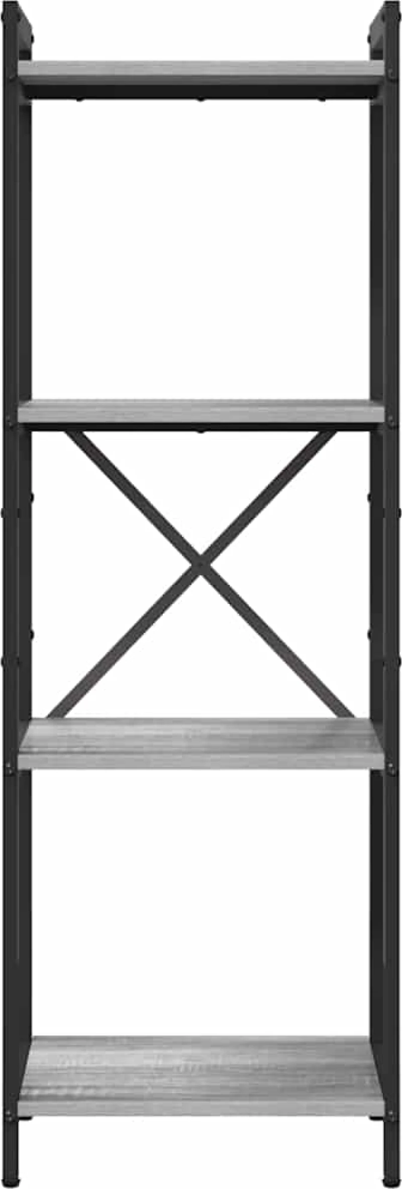 vidaXL Βιβλιοθήκη Γκρι sonoma 40 x 30 x 118 εκ Επεξεργασμένο ξύλο