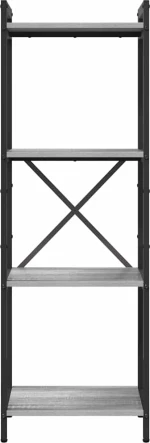 vidaXL Βιβλιοθήκη Γκρι sonoma 40 x 30 x 118 εκ Επεξεργασμένο ξύλο