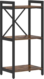 vidaXL Βιβλιοθήκη Καπνιστή δρυς 40 x 30 x 83 εκ Επεξεργασμένο ξύλο