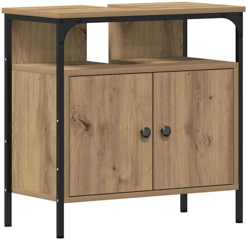 vidaXL Σετ Ντουλαπιών Μπάνιου 4 pcs artisan δρυς 33 x 33 x 185.5 εκ