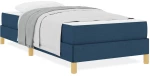 vidaXL Κρεβάτι με ελατήρια Μπλε και Καφέ 80 x 200 cm